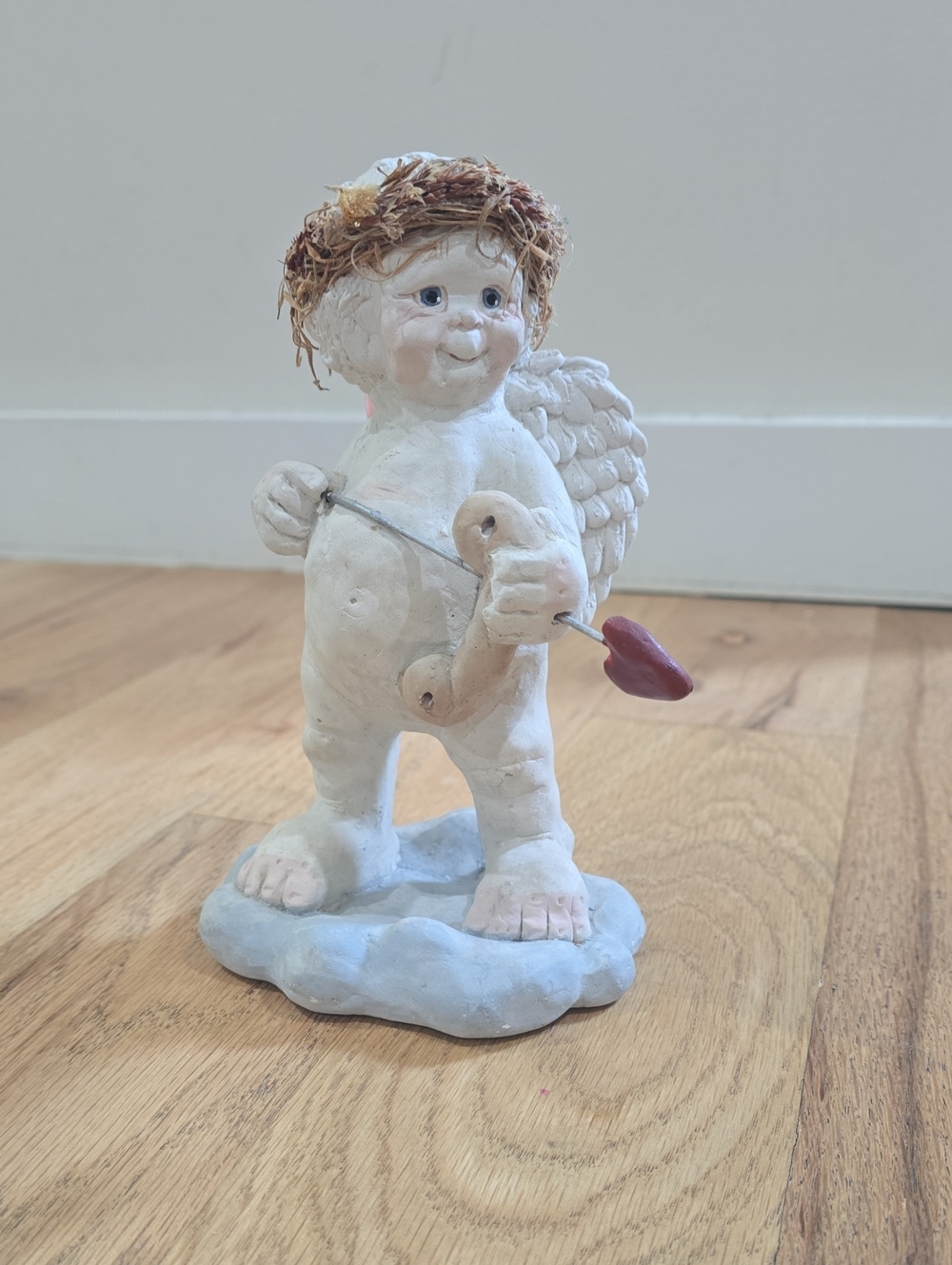 Vintage Dreamsicles Cherub Figurine - Cupid with Arrow - by Kristen - Cast